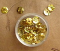 пайетки 6мм золото